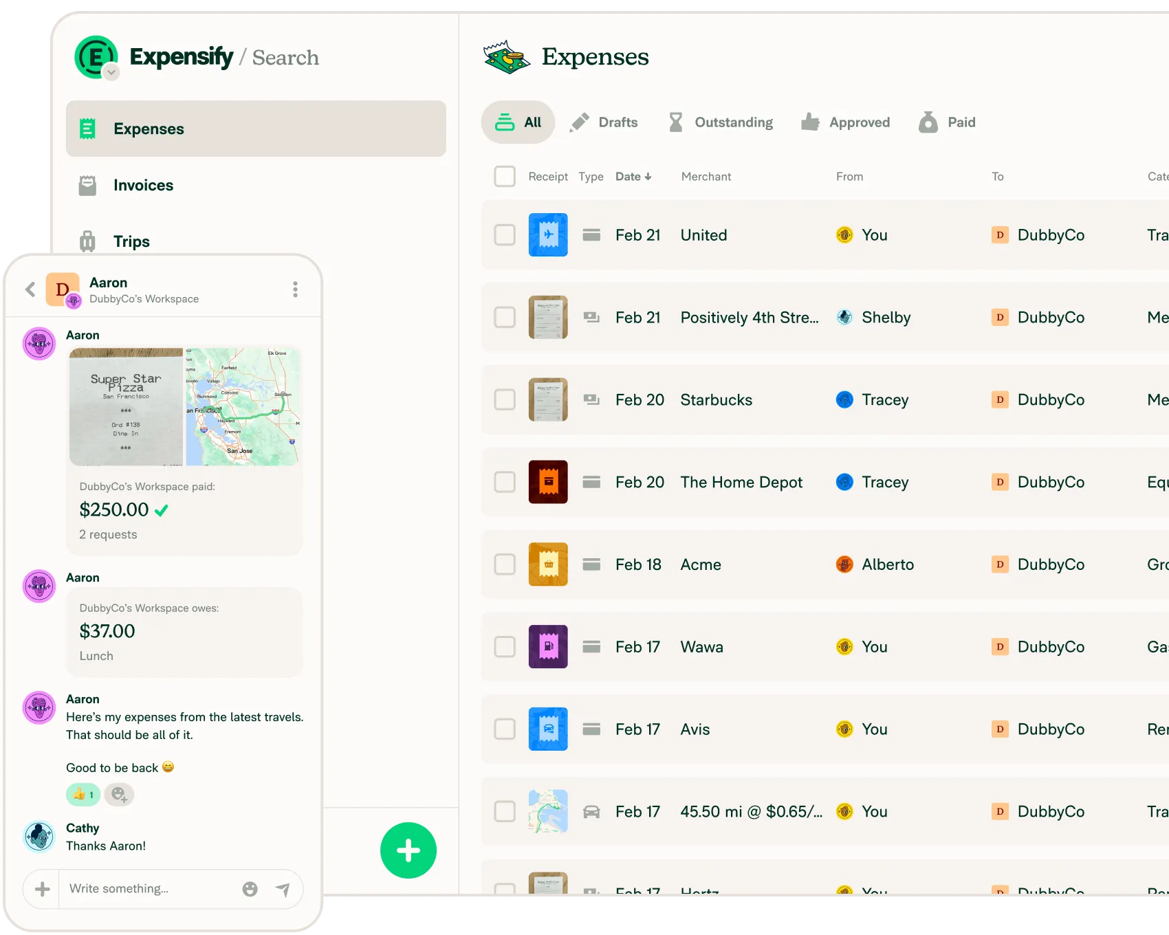 Expensify Travel & Expense Management solution