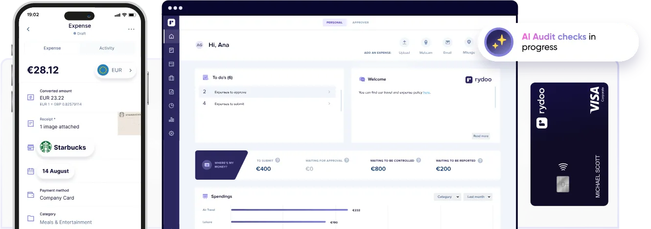 Rydoo Expense Management Tools