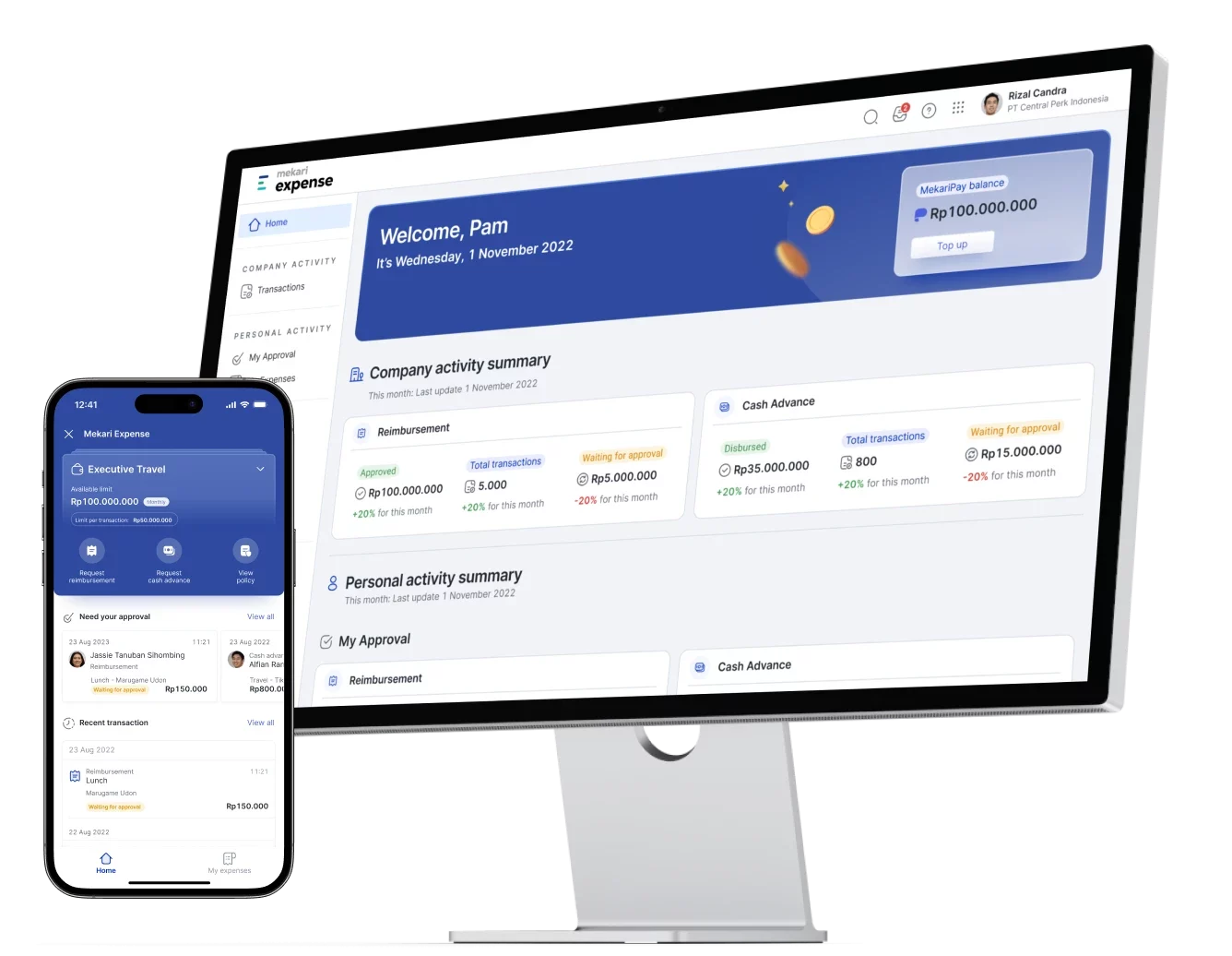mekari expense spend management