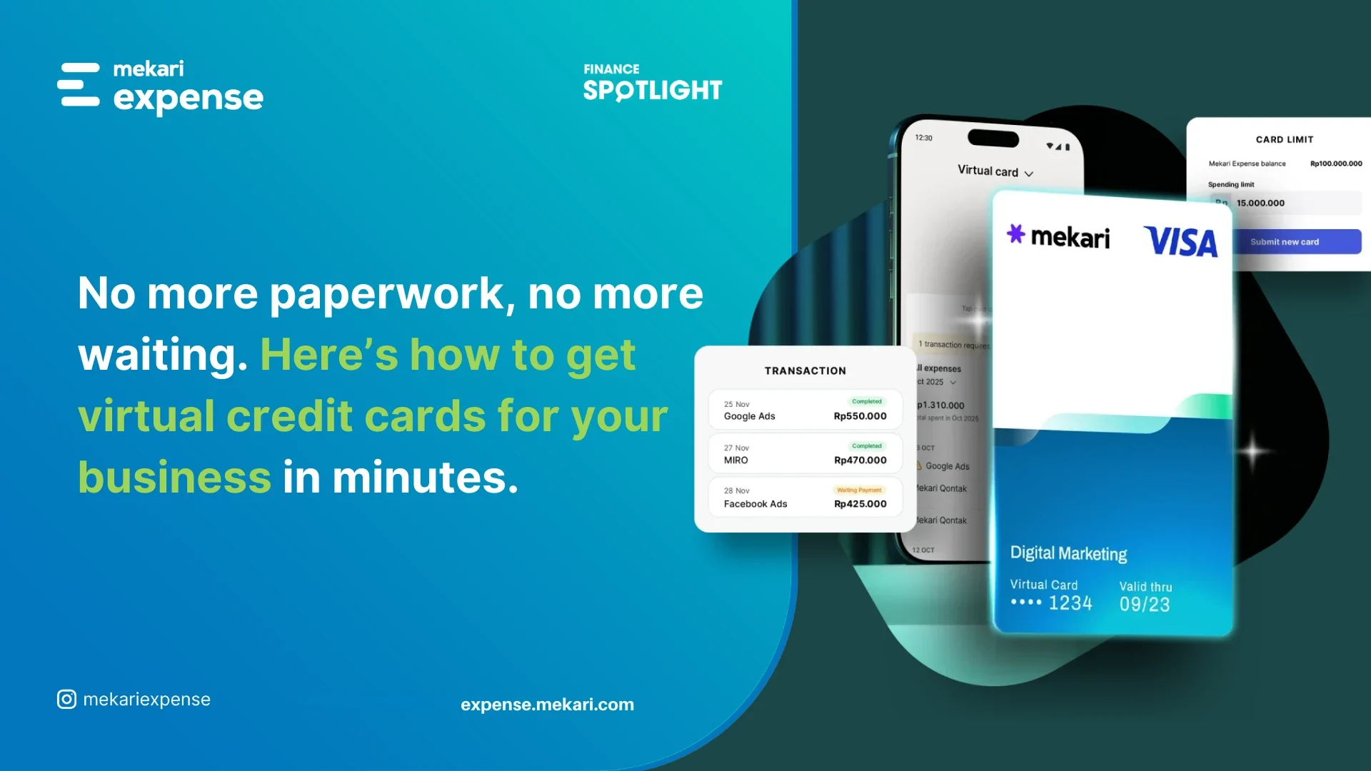 mekari expense how to get a virtual credit card featured image