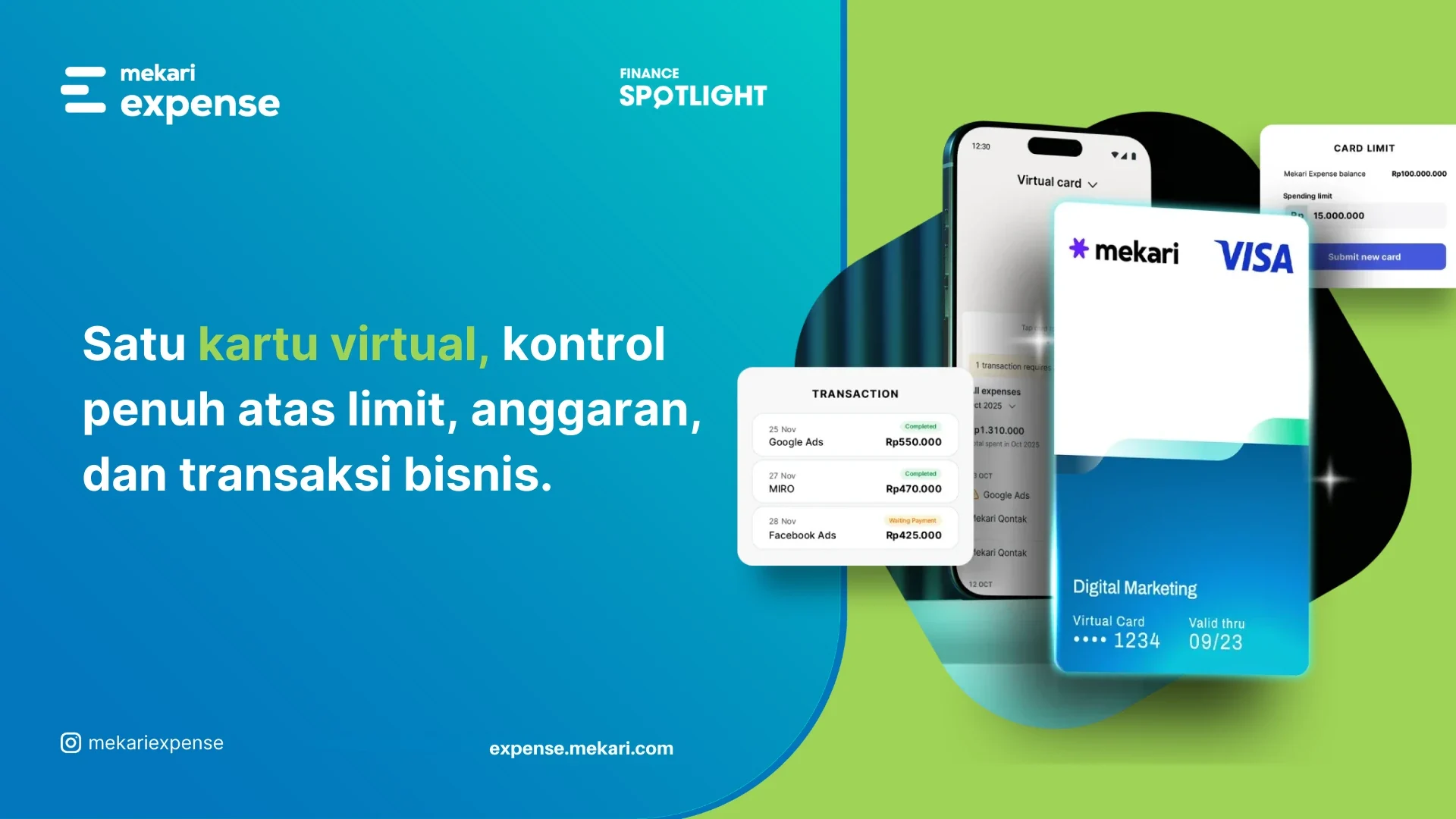 mekari expense online virtual credit card featured image