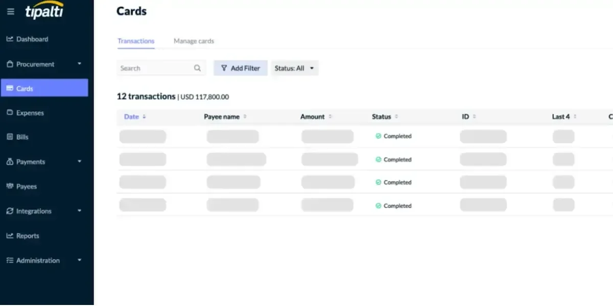 tipalti spend automation