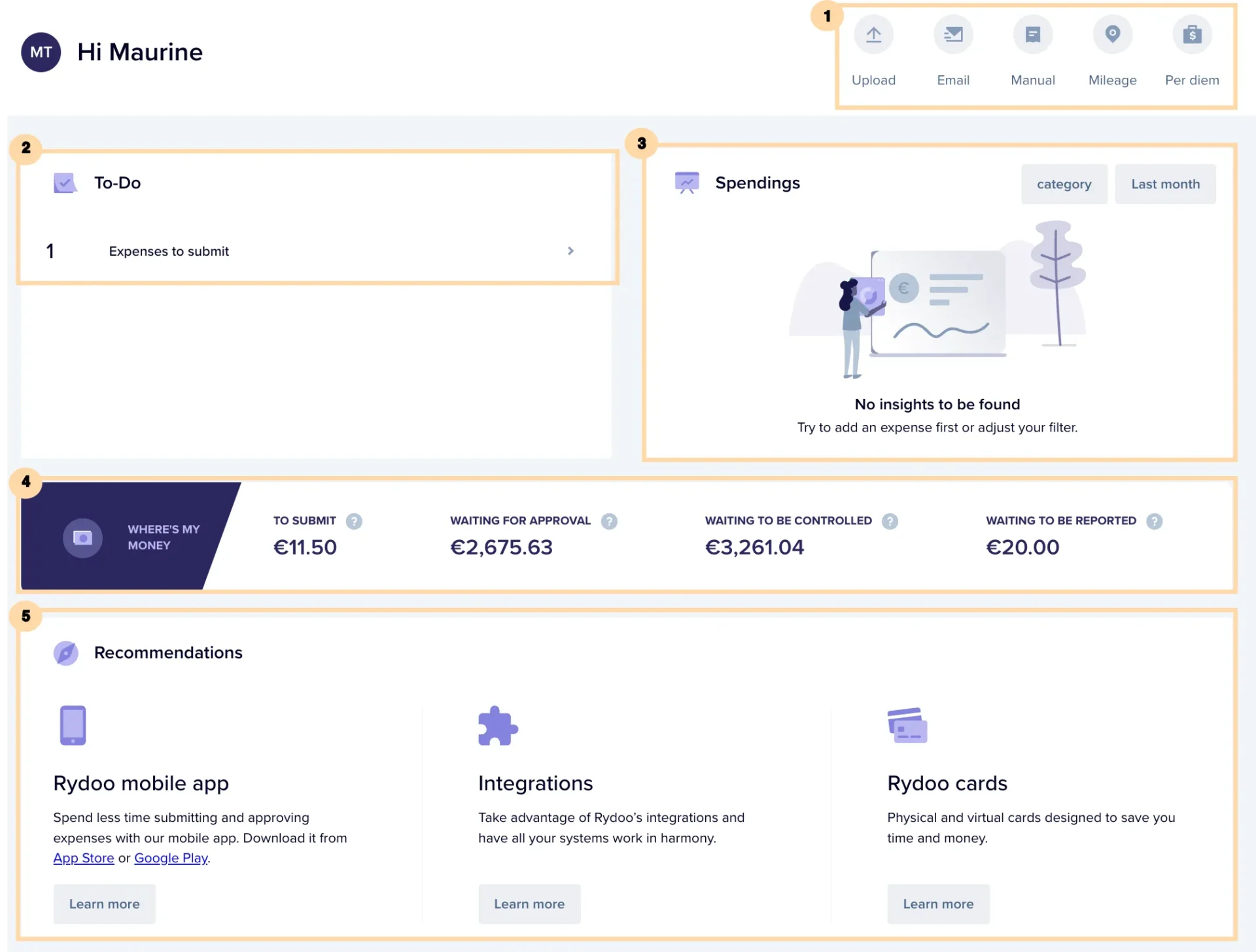 Rydoo Team Expense Management