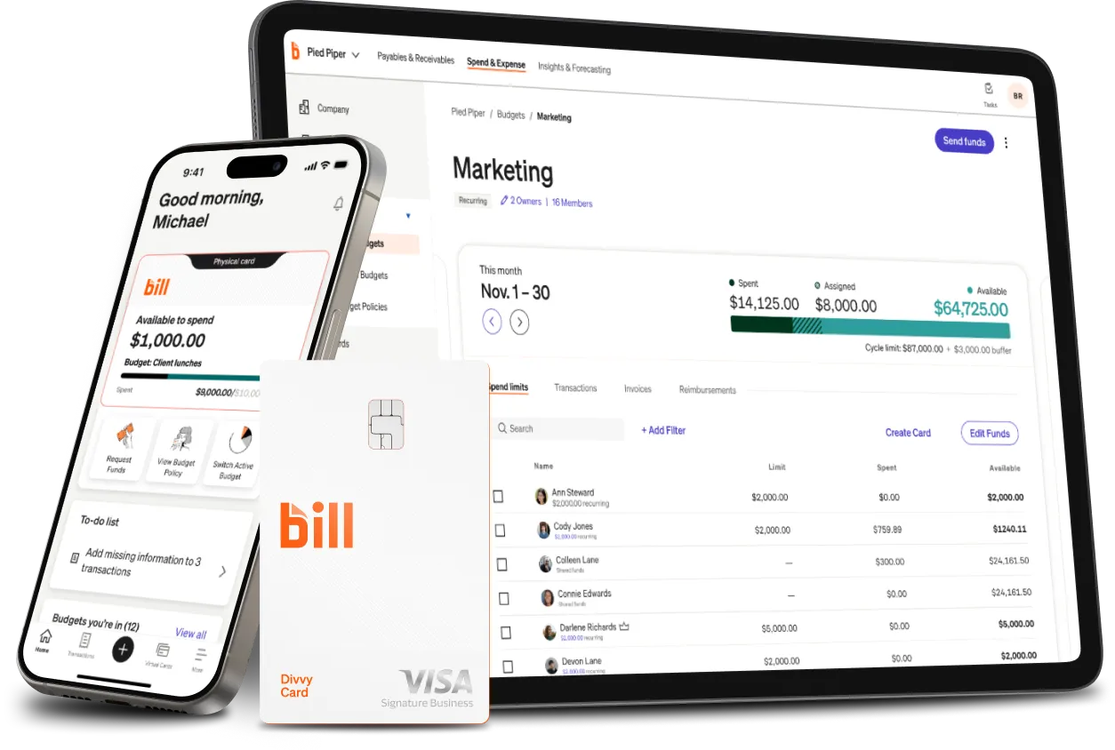Bill - business travel for small business