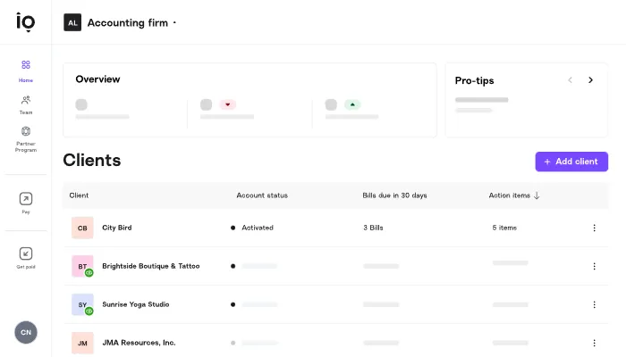 Melio Invoice Dashboard