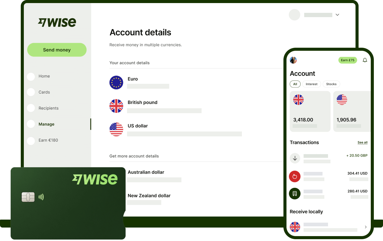wise transferwise dashboard