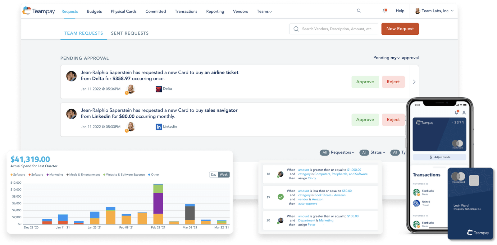 Teampay spend management