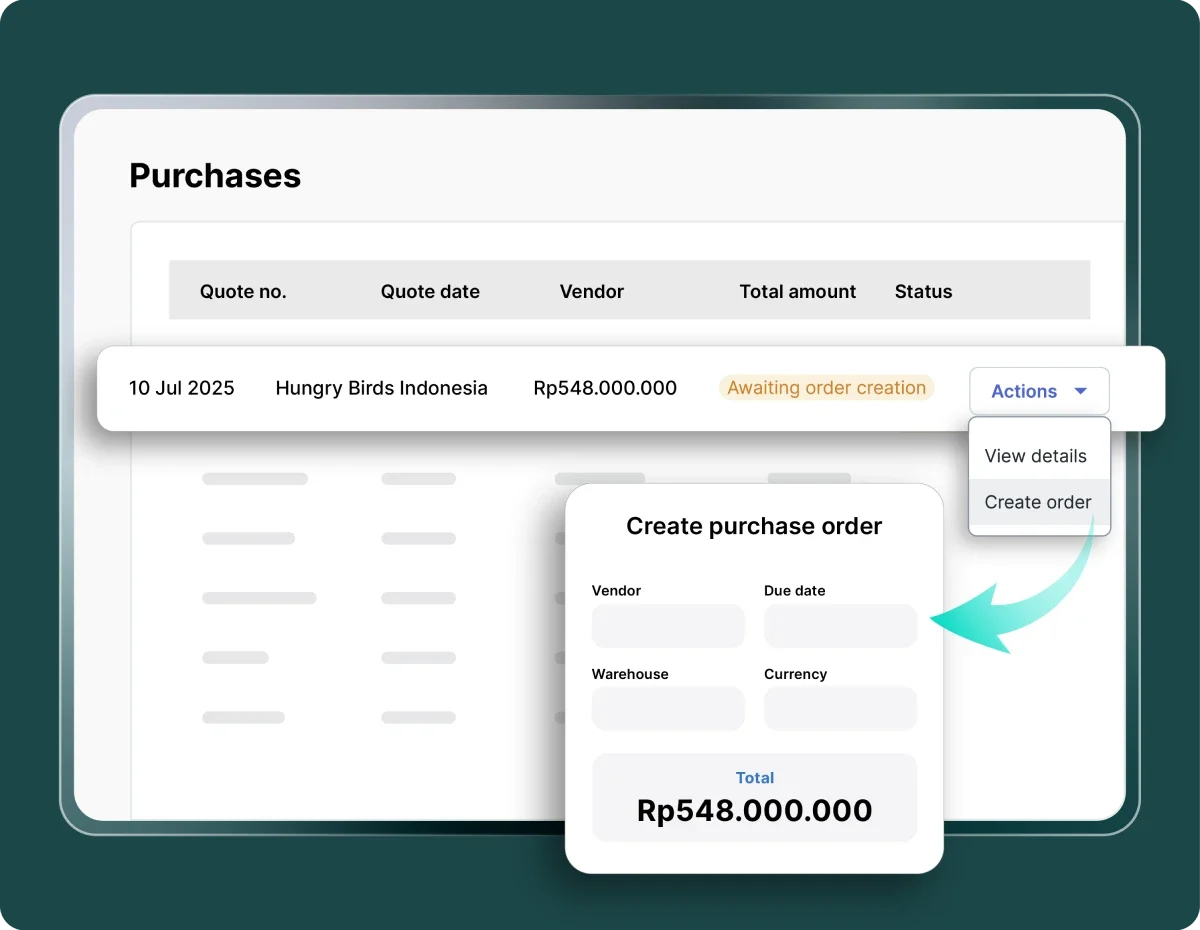 mekari expense cloud based purchase order system
