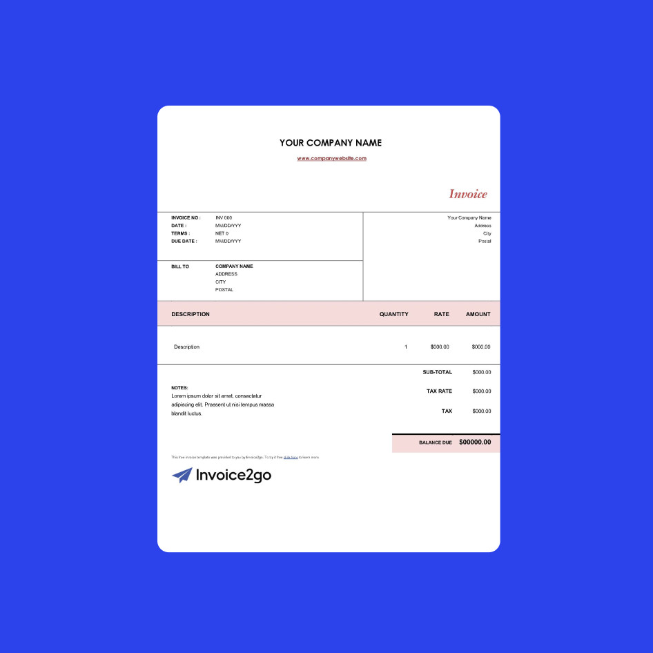 invoice2go contractor invoice software