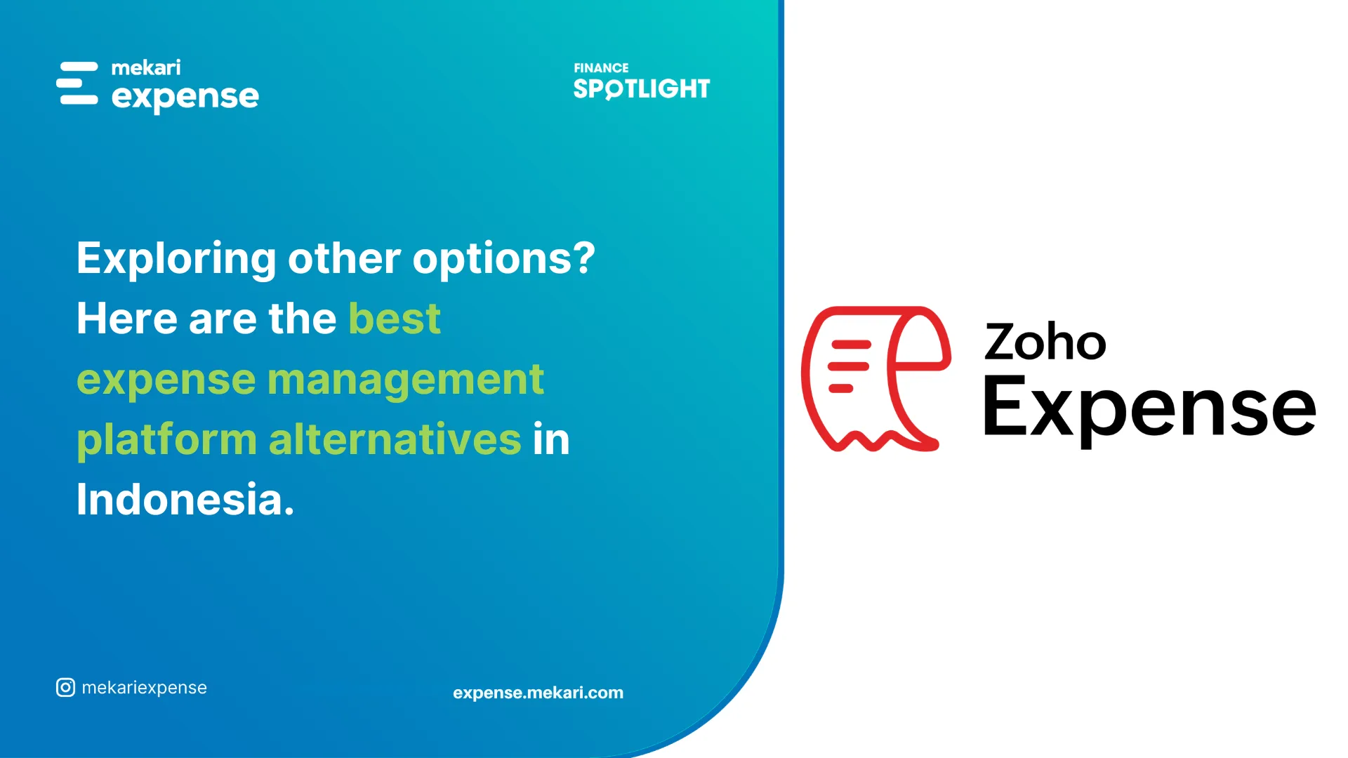 Zoho expense alternatives