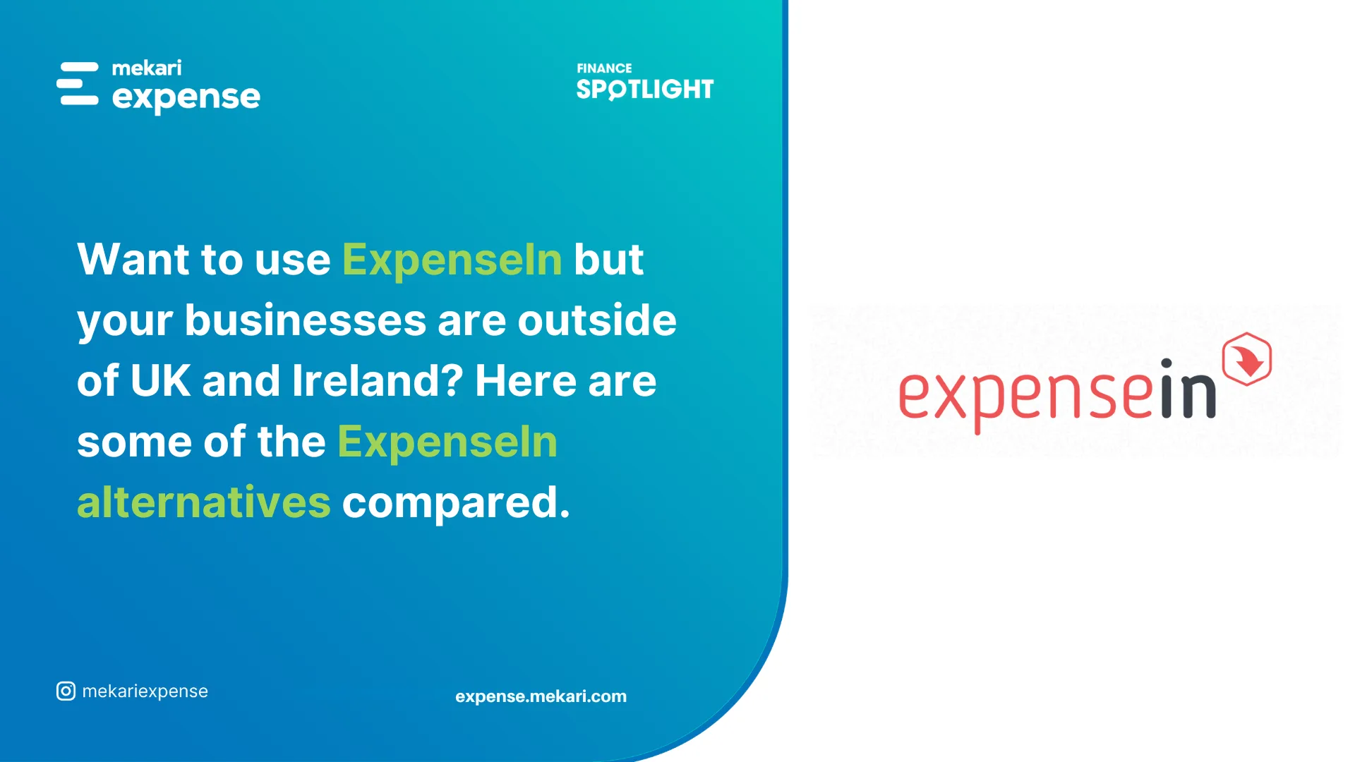 ExpenseIn Alternatives