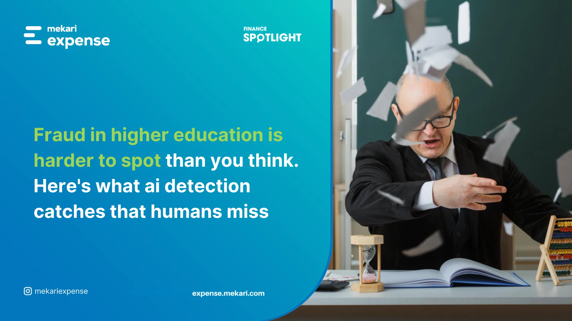 AI fraud detection for higher education