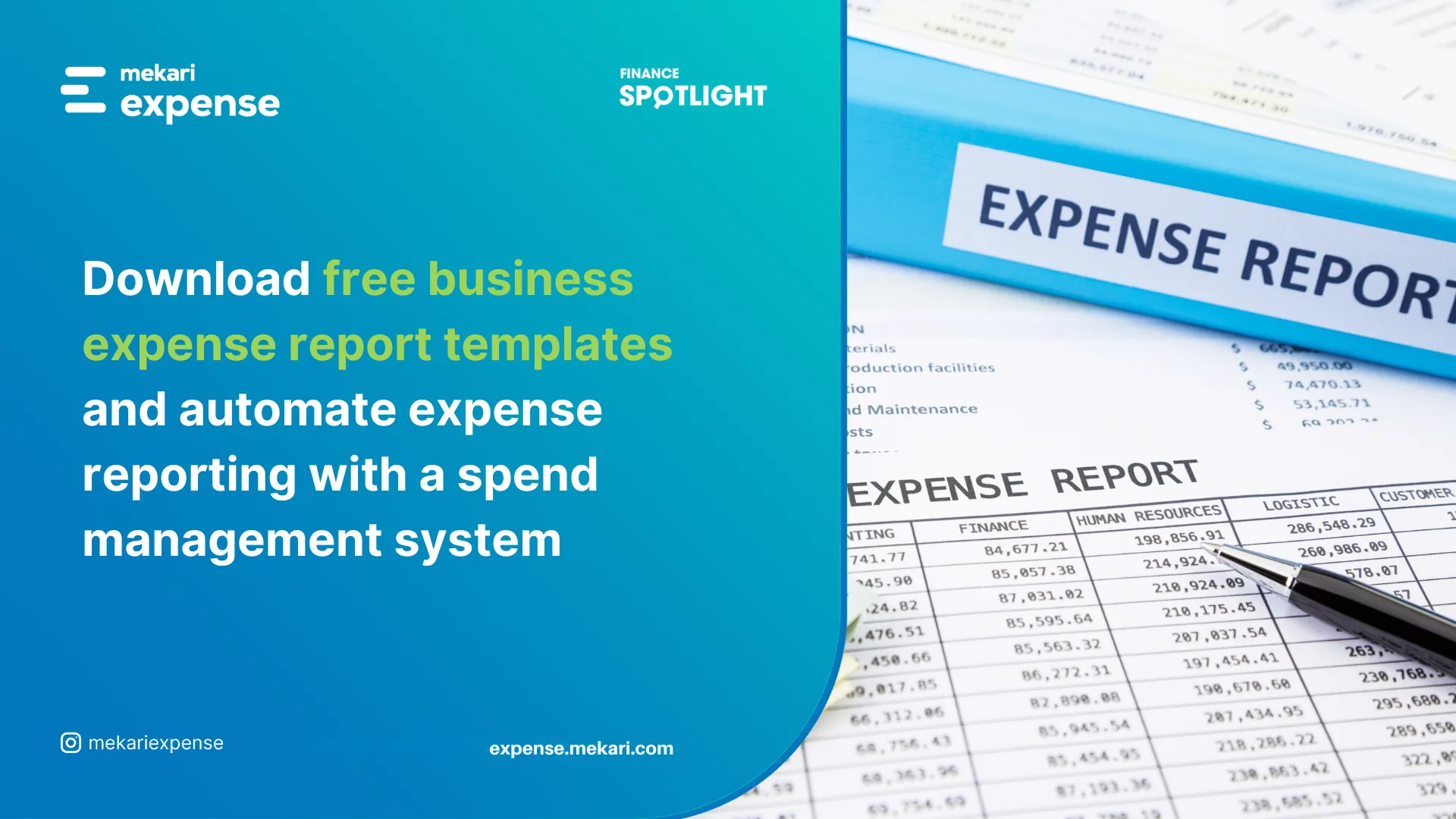 Business Expense Report Template featured image