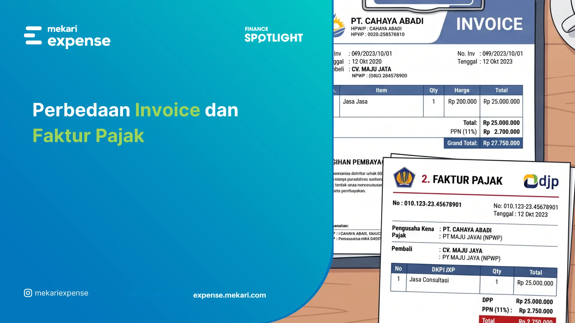Featured Image Perbedaan Invoice dan Faktur