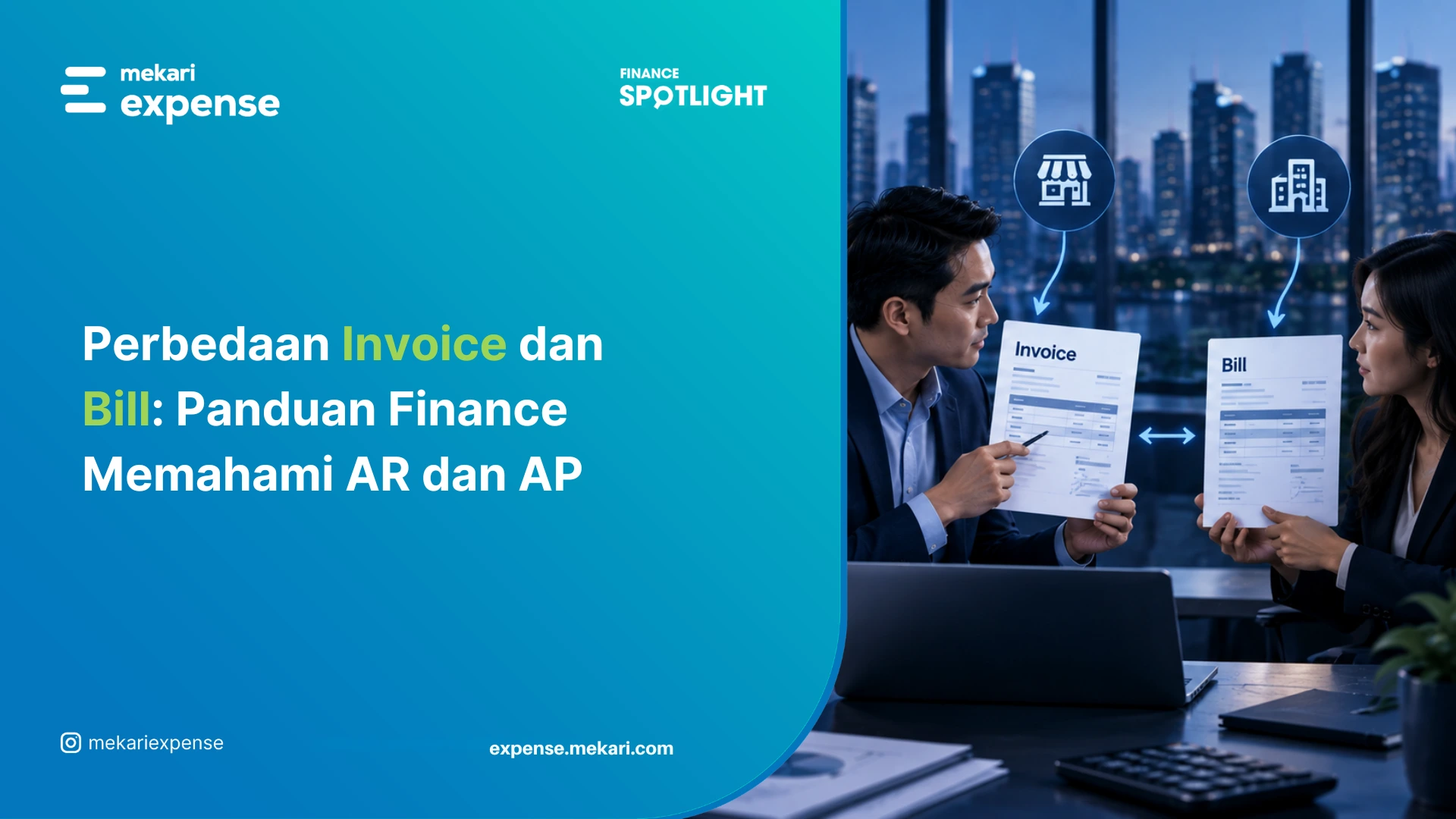 featured image perbedaan bill dan invoice